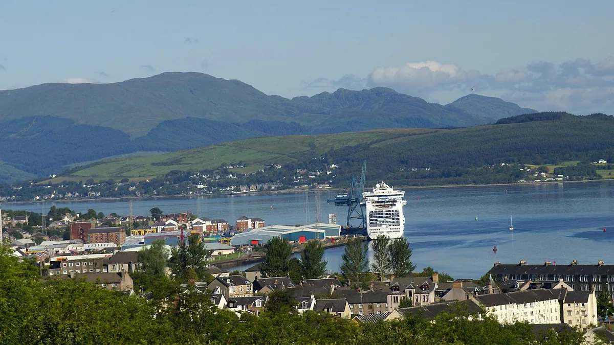 Greenock, United Kingdom — cruise port