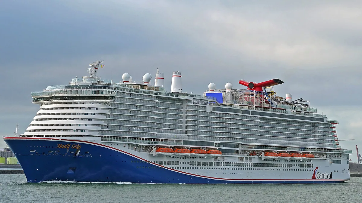 Mardi Gras cruise ship