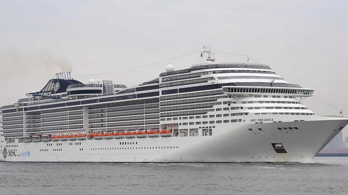 MSC Preziosa cruise ship